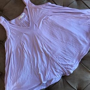Flowy purple tank